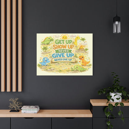 Kids Inspirational Canvas Wall Art – Premium Motivational Canvas Print for Bedroom, Playroom & Nursery Décor