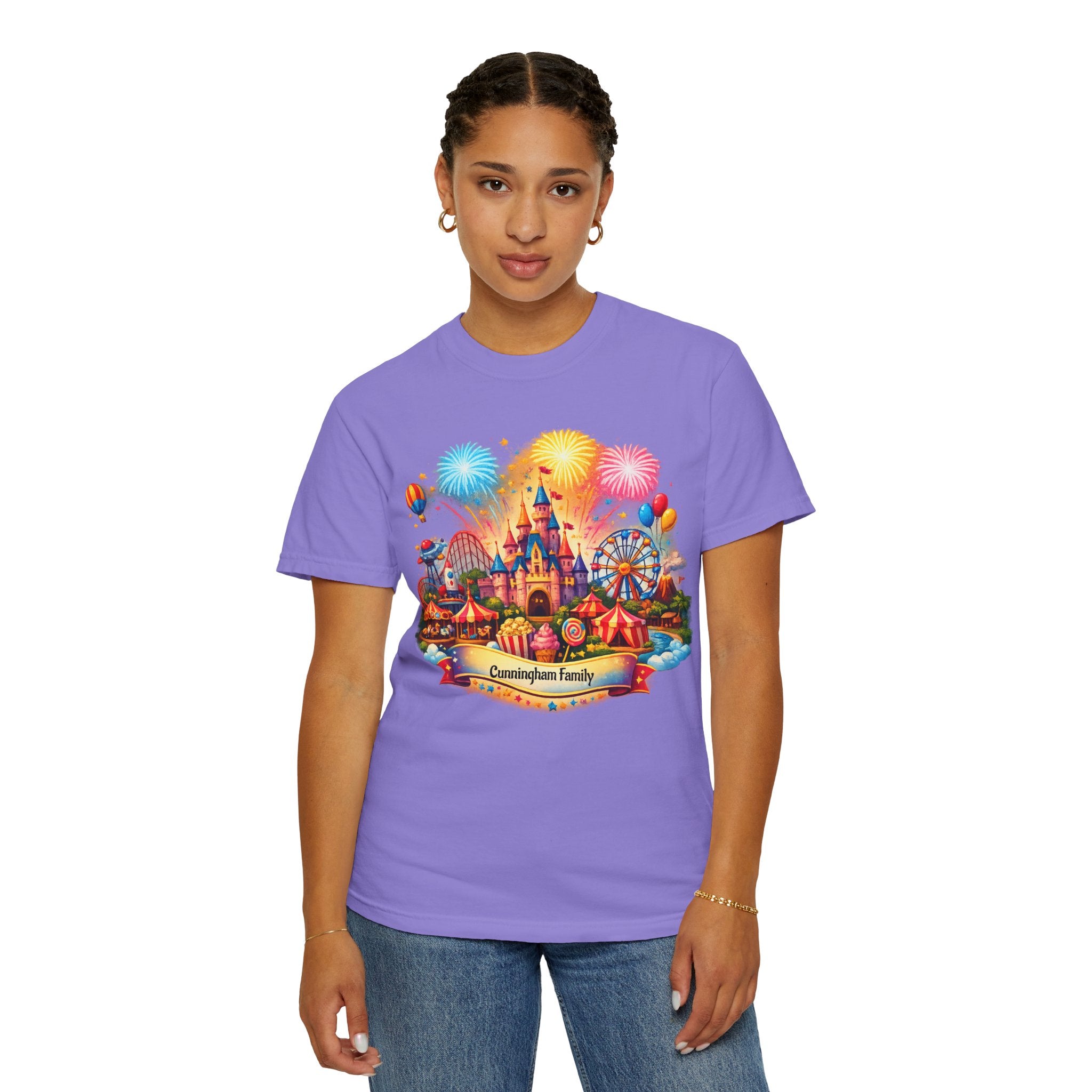 Customizable Name Graphic T-Shirt – for Disney Trips, Theme Park Vacations