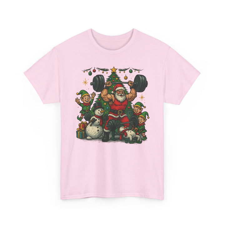 Christmas/Holiday Workout Unisex Heavy Cotton Tee