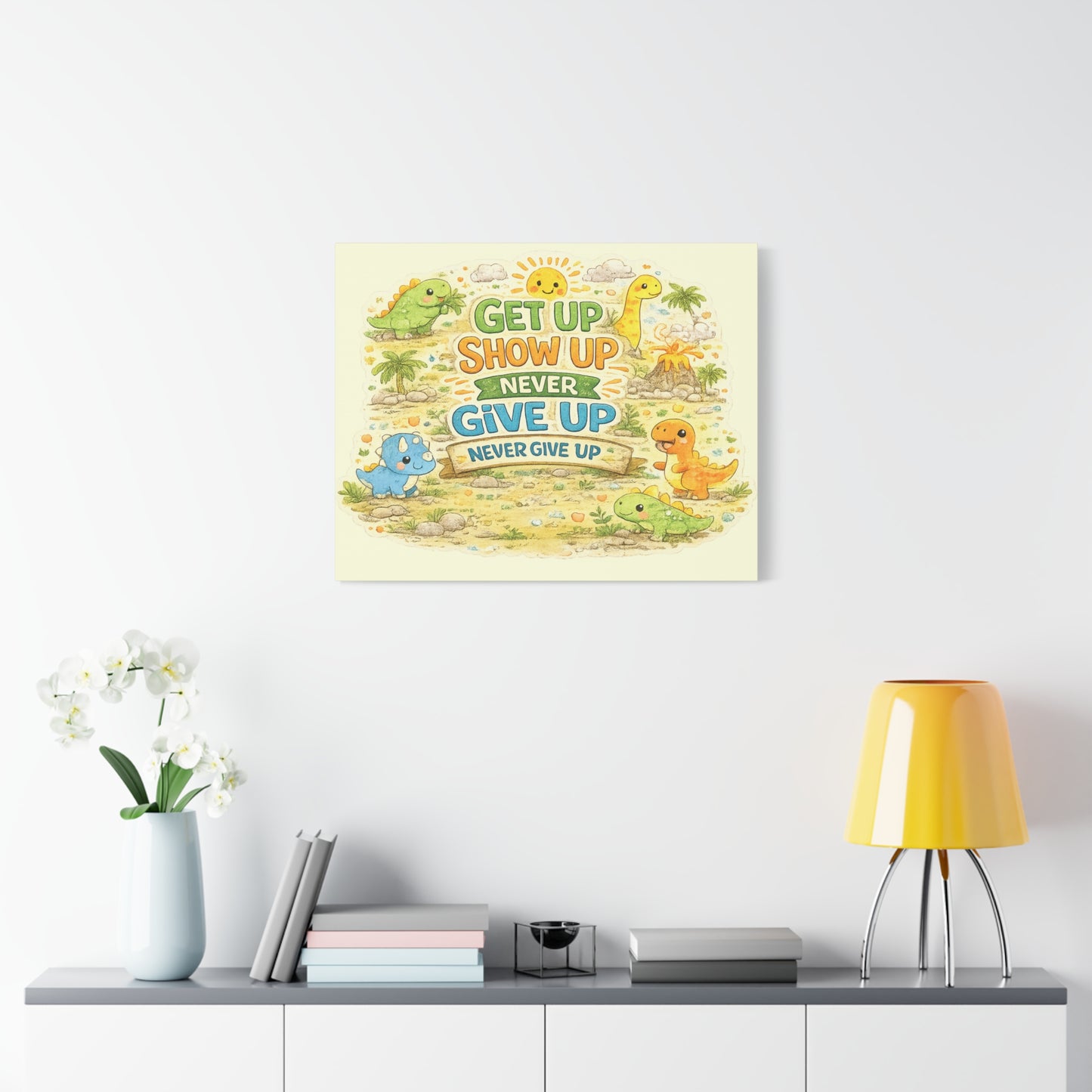 Kids Inspirational Canvas Wall Art – Premium Motivational Canvas Print for Bedroom, Playroom & Nursery Décor