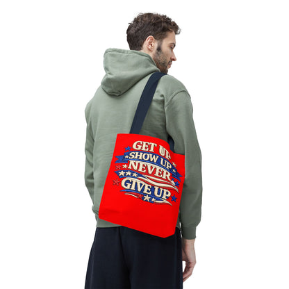 Patriotic 4th of July Tote Bag | Reusable American Pride Shopping Bag | USA Independence Day Beach, Grocery & Everyday Carry Tote