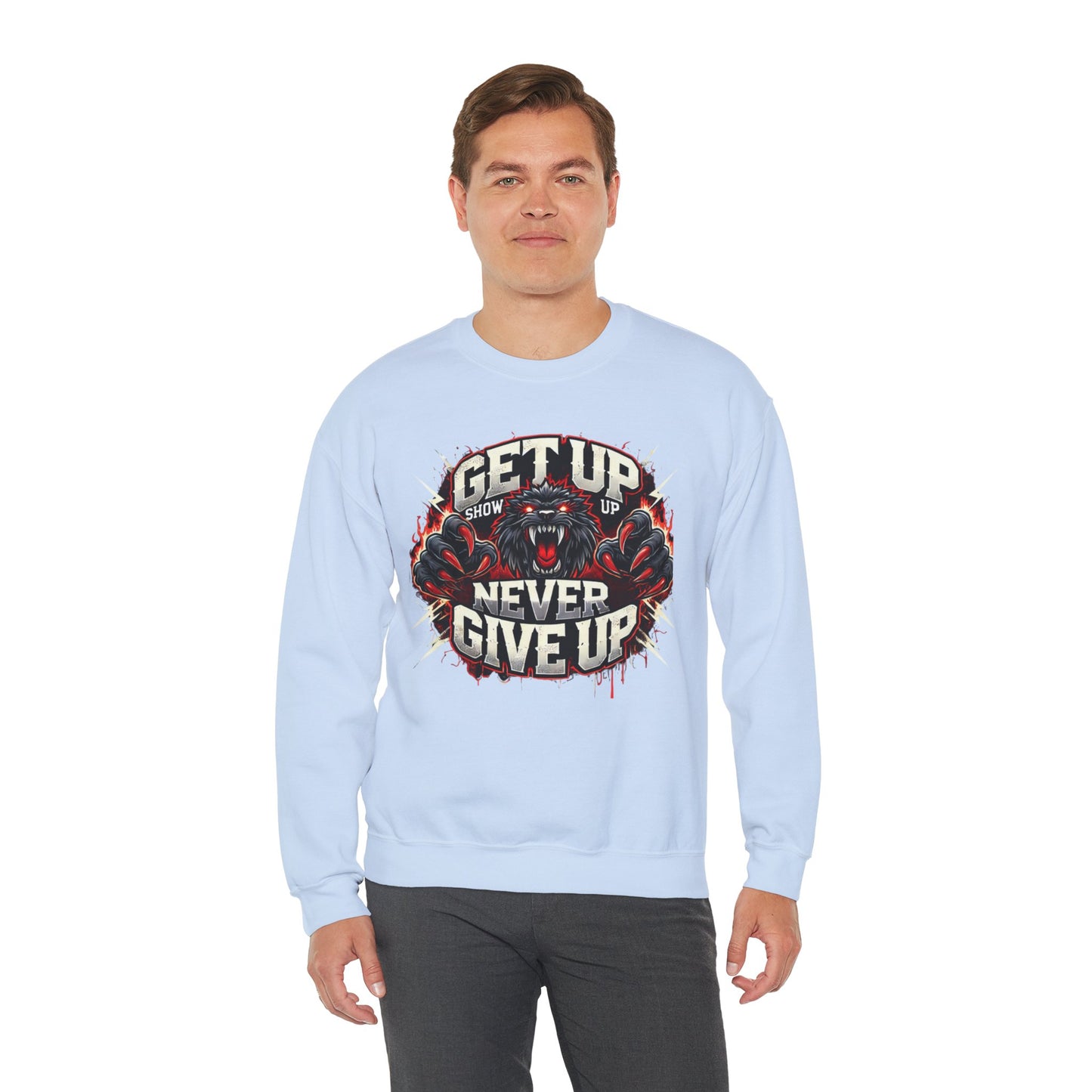 Relentless Drive Crewneck Sweatshirt UNISEX– Stay Warm, Stay Motivated