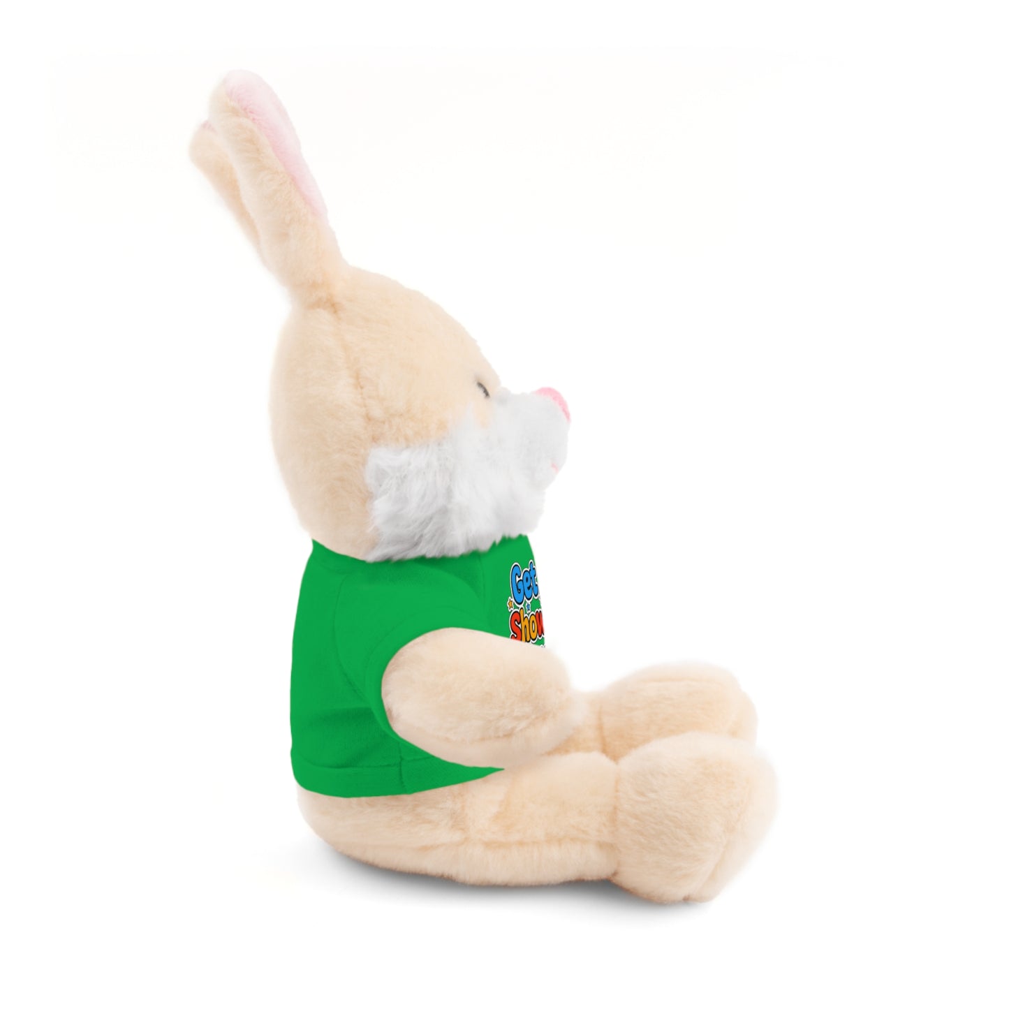 Stuffed Animals with Tee " Get Up Show Up Never Give Up"