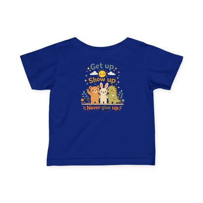 Infant Motivational Jersey T-Shirt | Soft Cotton Baby Graphic Tee | Inspirational Infant Shirt | Positive Message Baby Clothing | Cute Baby Outfit Gift