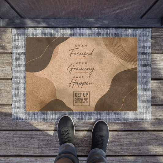 Decorative Front Door Mat – Durable Outdoor Welcome Doormat with Non-Slip Backing