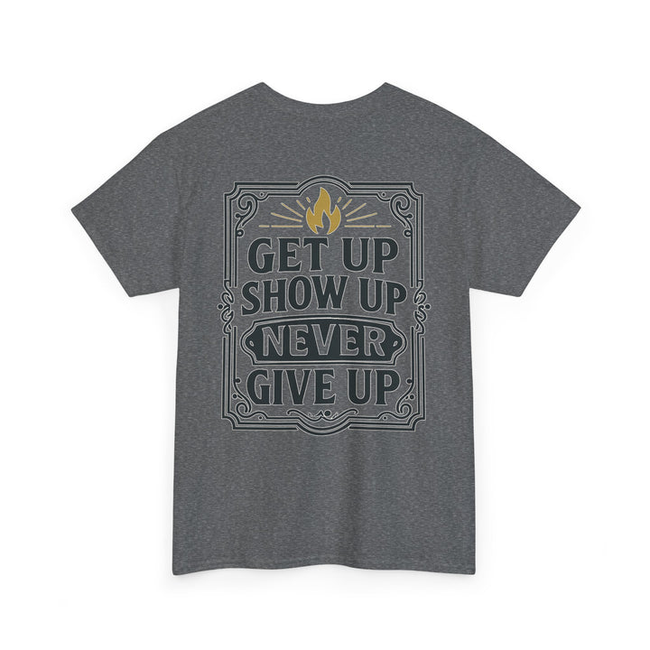 Barbells Over Breakdown. Unisex Heavy Cotton Tee