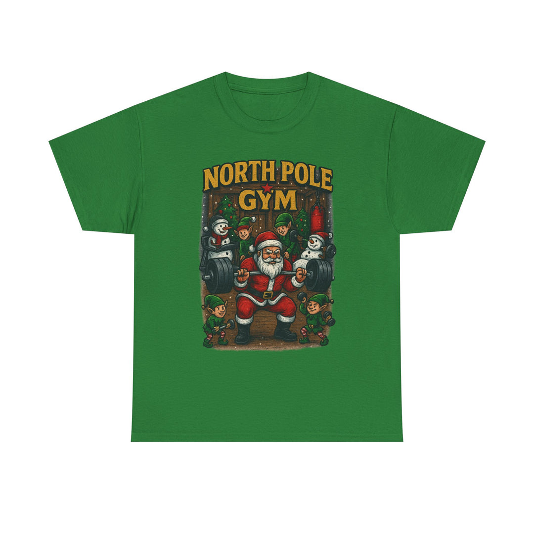 North Pole Gym. Unisex Heavy Cotton Tee