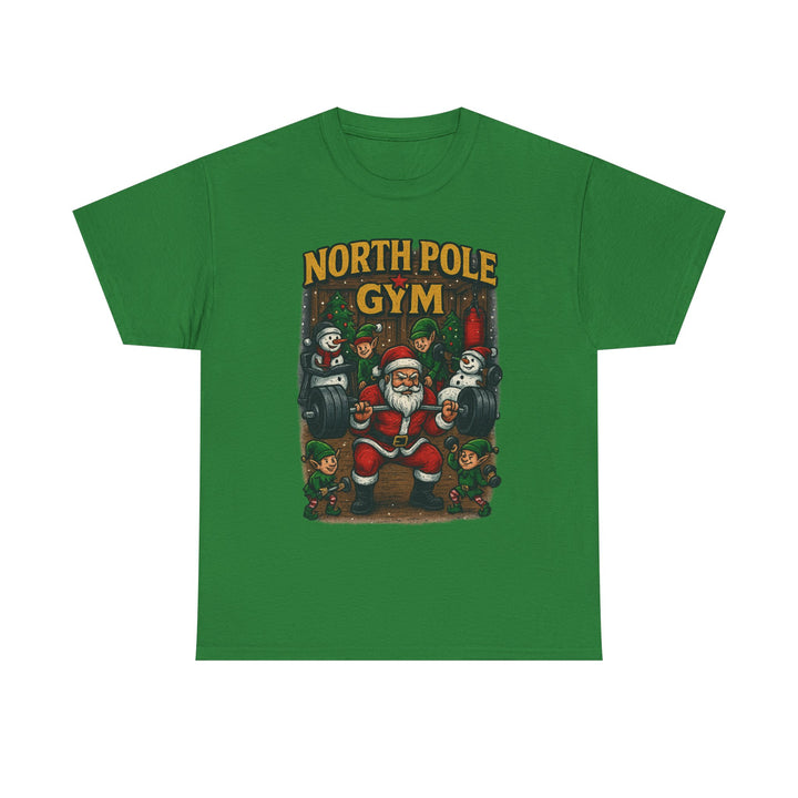 North Pole Gym. Unisex Heavy Cotton Tee