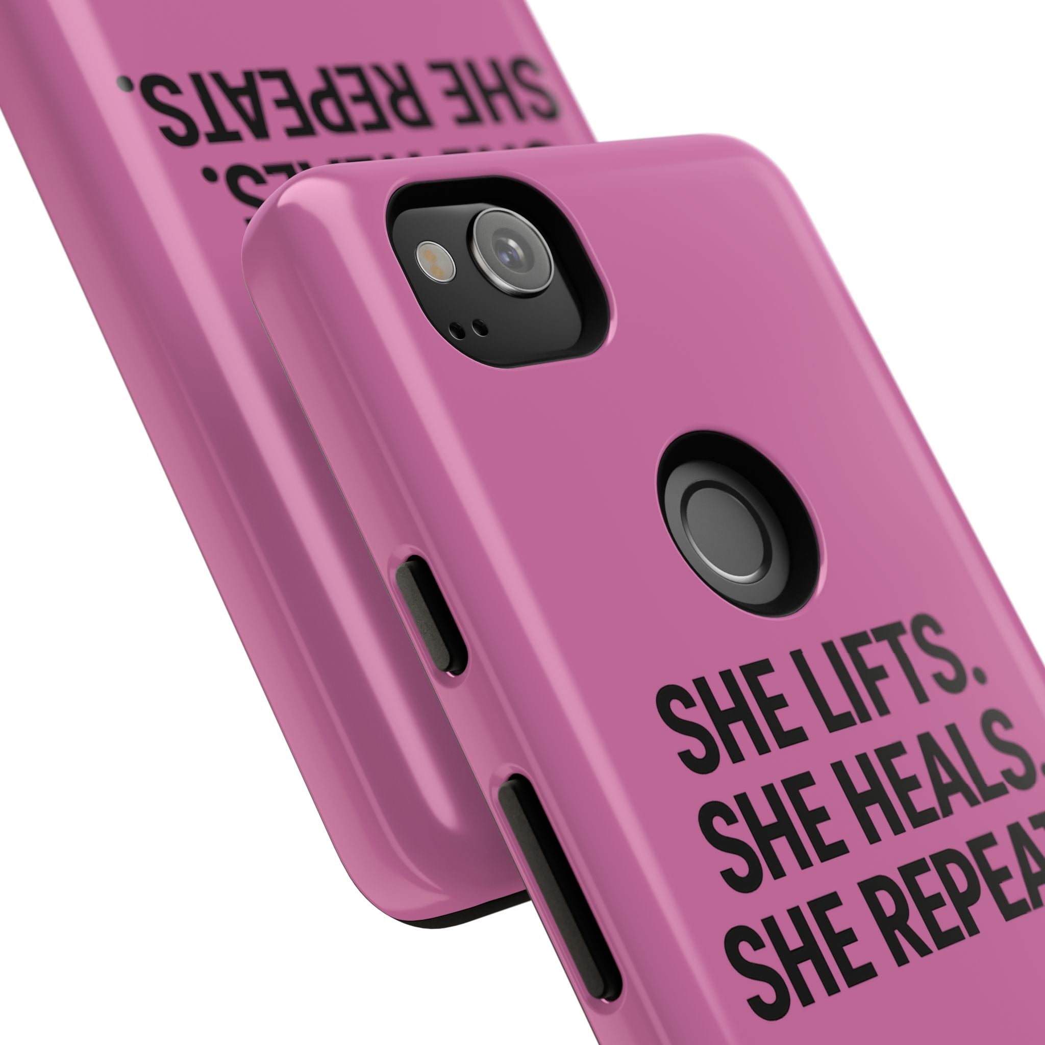 She lifts. She heals. She repeats. Tough Phone Cases