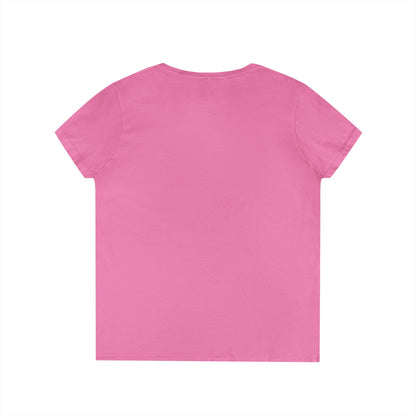 Run Through It Women's V Neck-Strength in Motion