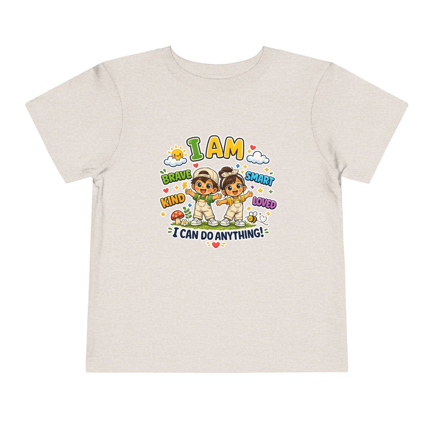 Toddler Motivational T-Shirt | Inspirational Kids Graphic Tee | Soft Cotton Toddler Shirt | Positive Mindset Children's Clothing | Everyday Comfort Tee