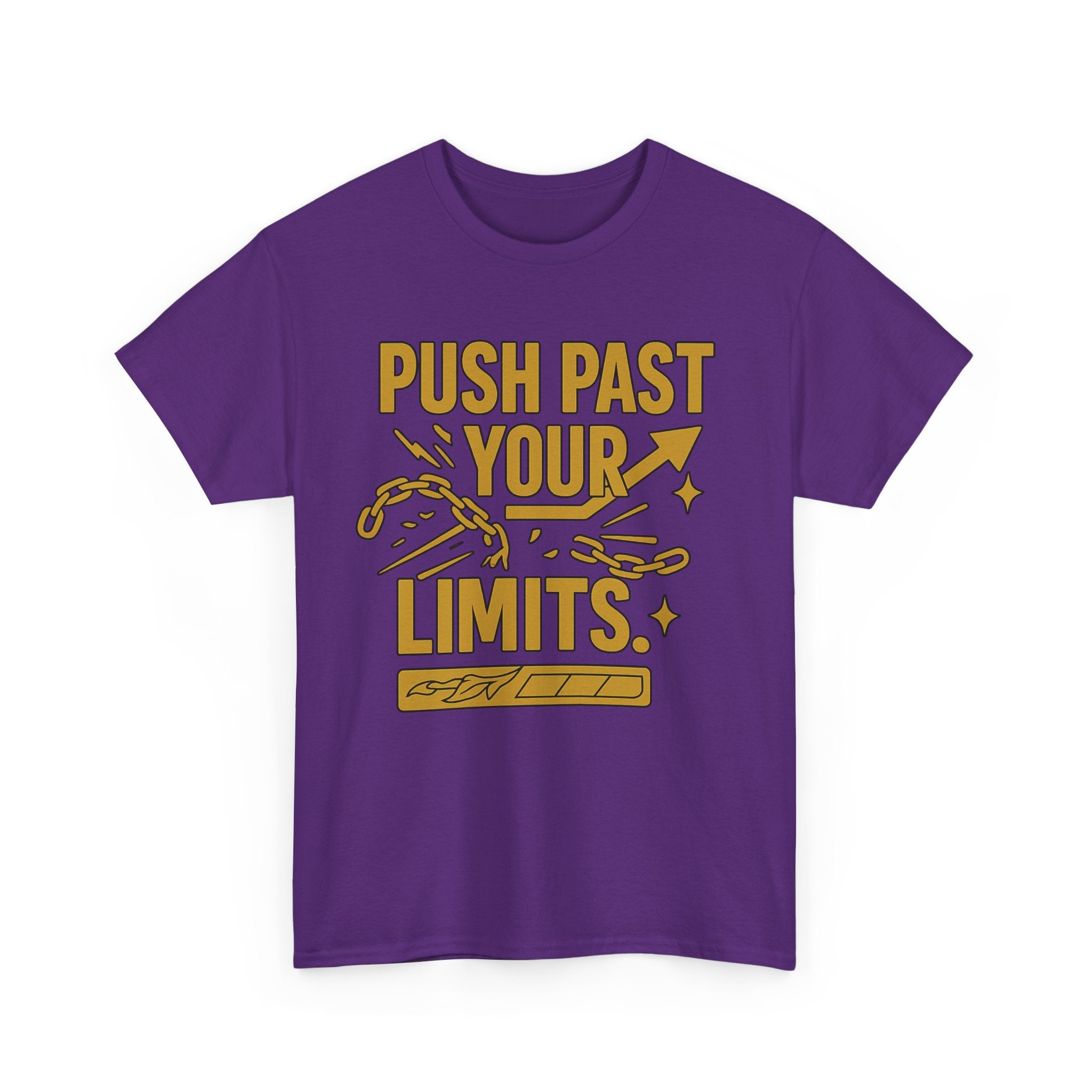 Push Past Your Limits. Unisex Heavy Cotton Tee