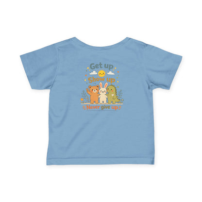 Infant Motivational Jersey T-Shirt | Soft Cotton Baby Graphic Tee | Inspirational Infant Shirt | Positive Message Baby Clothing | Cute Baby Outfit Gift