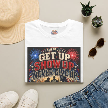 Patriotic 4th of July Unisex T-Shirt | Soft USA Independence Day Tee | American Pride Graphic Shirt for Men & Women