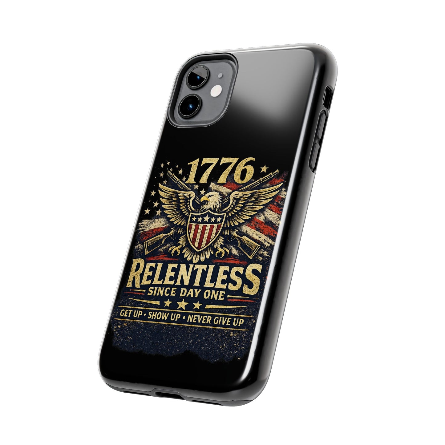 Patriotic 4th of July Tough Phone Case | Shockproof Protective Cover for iPhone & Samsung | USA Independence Day Design