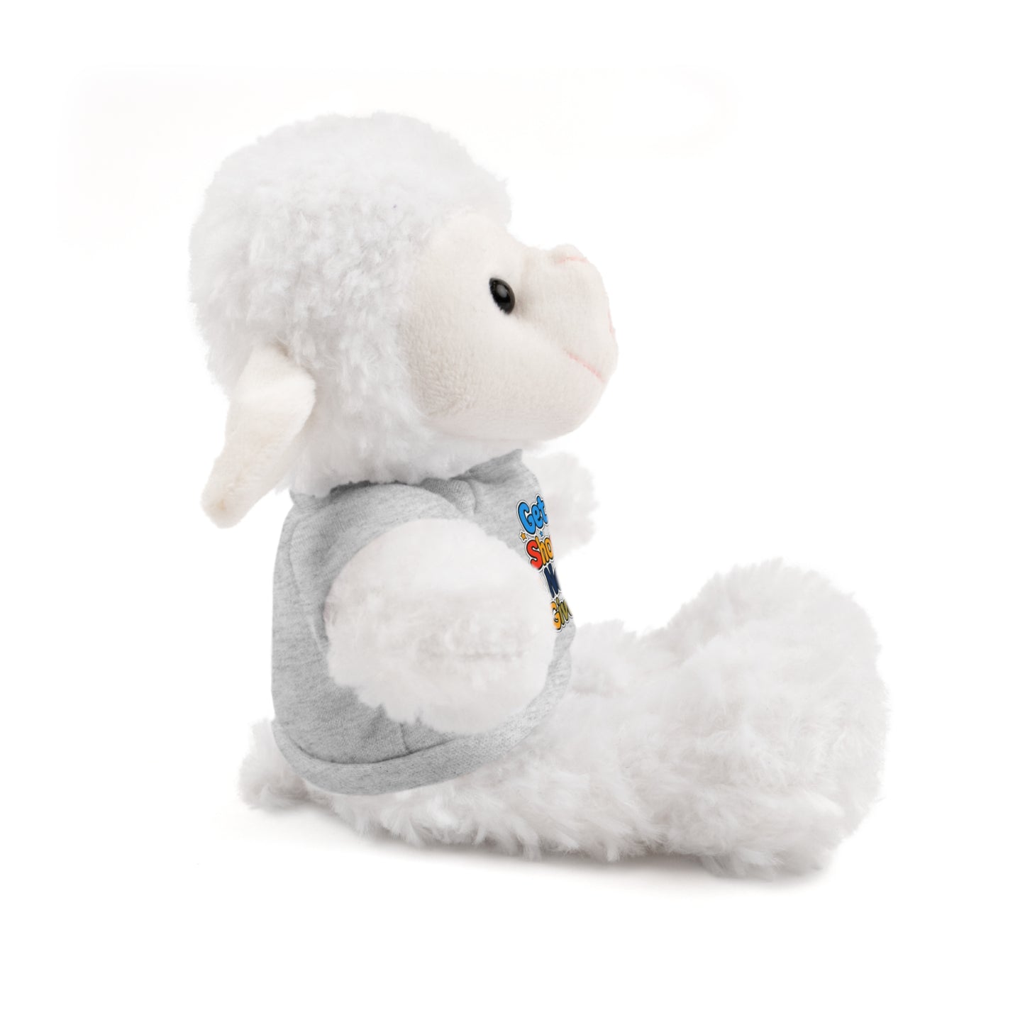 Stuffed Animals with Tee " Get Up Show Up Never Give Up"