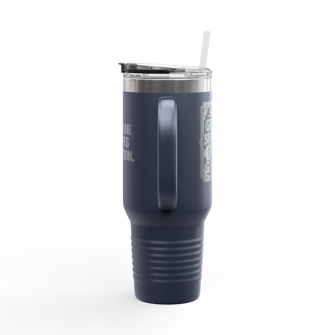 Discipline Outlifts Motivation Insulated Travel Mug, 40oz