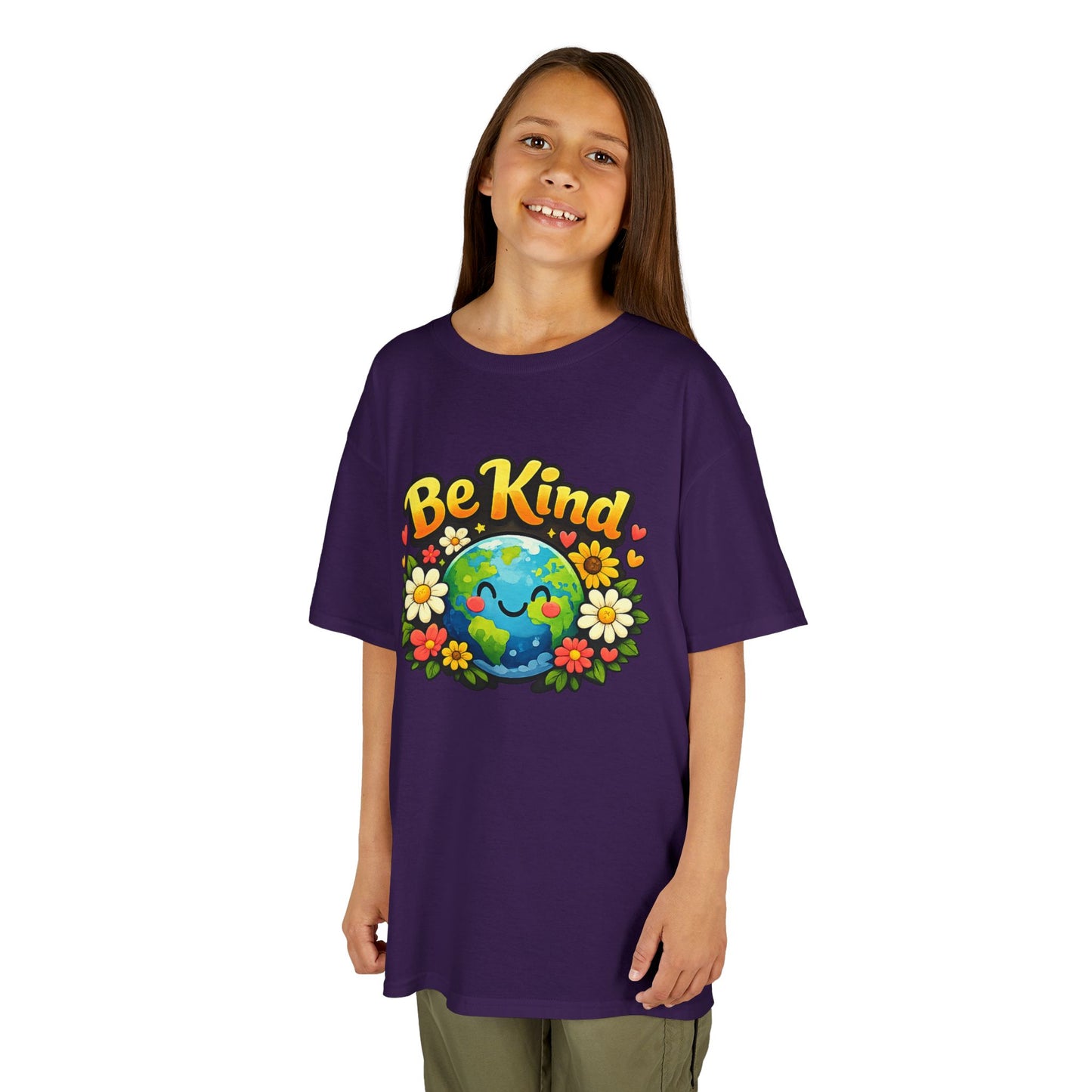 Kids Heavy Cotton™ Tee "Be Kind"
