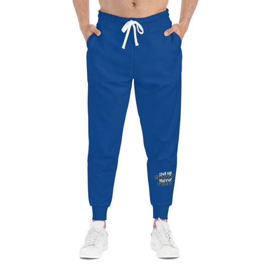 Elite Motivational UNISEX Joggers – Achieve in Comfort & Style (Royal)