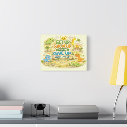 Kids Inspirational Canvas Wall Art – Premium Motivational Canvas Print for Bedroom, Playroom & Nursery Décor
