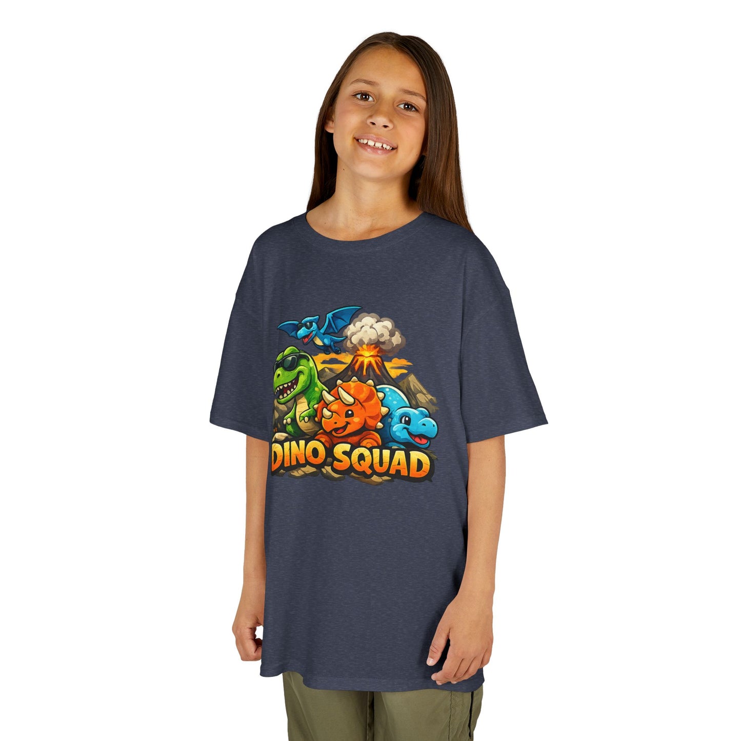 Kids Heavy Cotton™ Tee "Dino Squad"