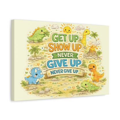 Kids Inspirational Canvas Wall Art – Premium Motivational Canvas Print for Bedroom, Playroom & Nursery Décor