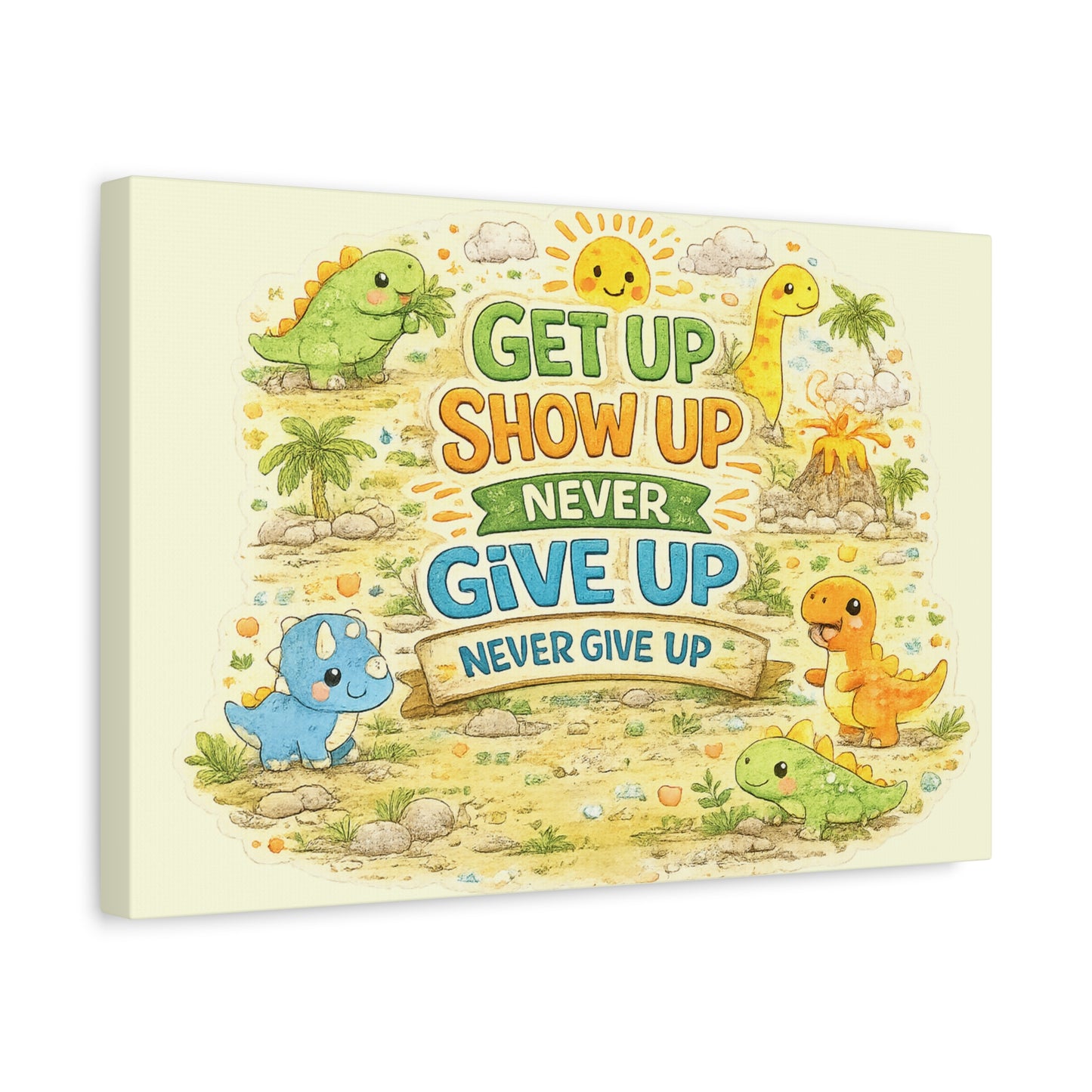 Kids Inspirational Canvas Wall Art – Premium Motivational Canvas Print for Bedroom, Playroom & Nursery Décor