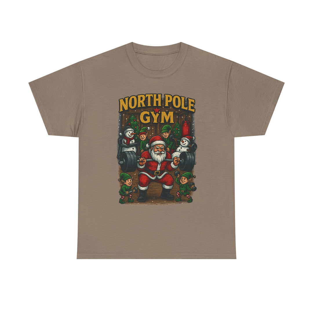 North Pole Gym. Unisex Heavy Cotton Tee