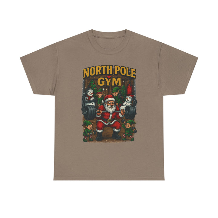 North Pole Gym. Unisex Heavy Cotton Tee