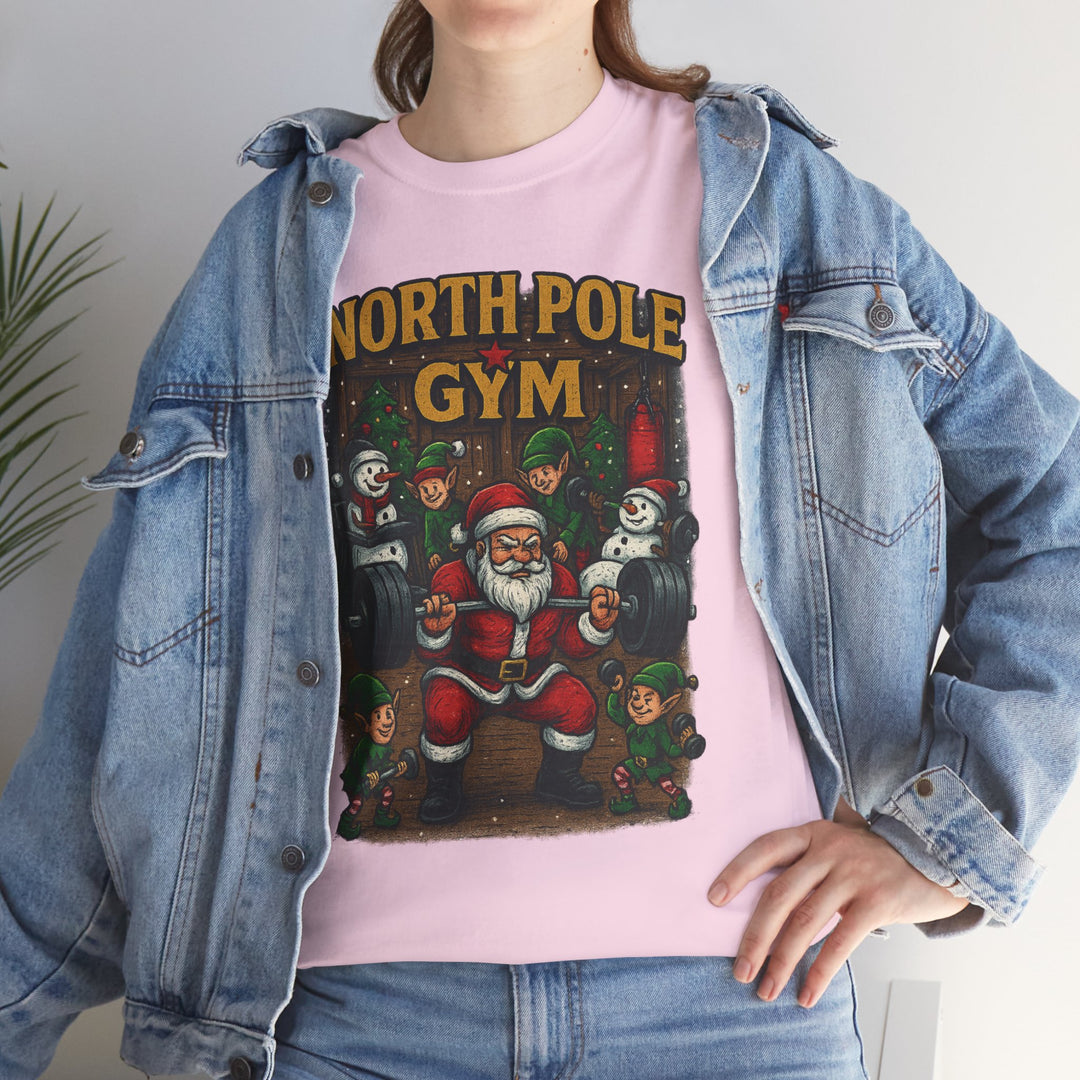 North Pole Gym. Unisex Heavy Cotton Tee