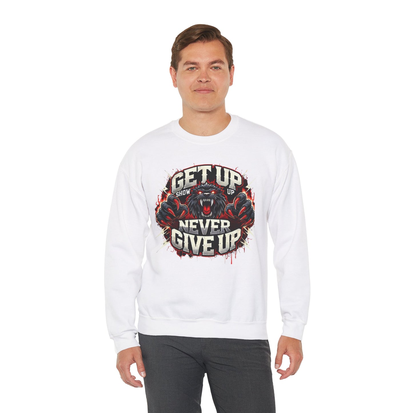 Relentless Drive Crewneck Sweatshirt UNISEX– Stay Warm, Stay Motivated