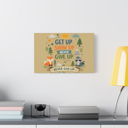 Kids Inspirational Canvas Wall Art – Premium Motivational Canvas Print for Bedroom, Playroom & Nursery Décor