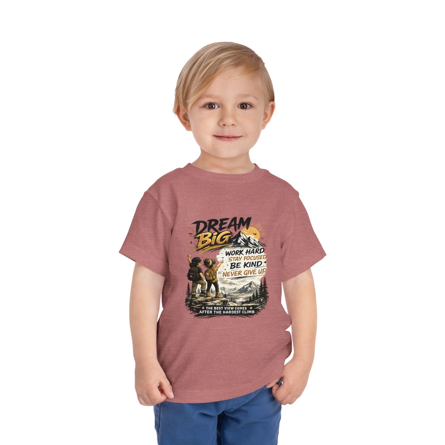 Toddler Motivational T-Shirt | Inspirational Kids Graphic Tee | Soft Cotton Toddler Shirt | Positive Mindset Children's Clothing | Everyday Comfort Tee