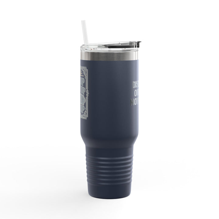 Discipline Outlifts Motivation Insulated Travel Mug, 40oz
