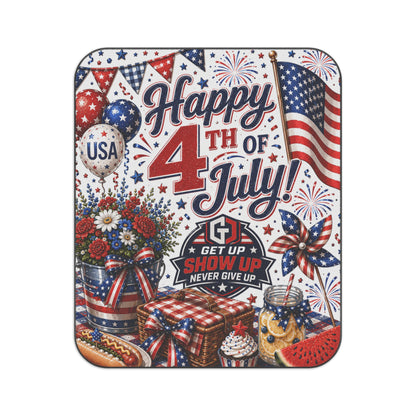 Patriotic 4th of July Picnic Blanket | Waterproof Outdoor USA Independence Day Blanket | Portable American Pride Stadium & Beach Blanke