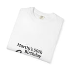 Custom Name & Age Birthday Crew T-Shirt – Personalized Group Shirt