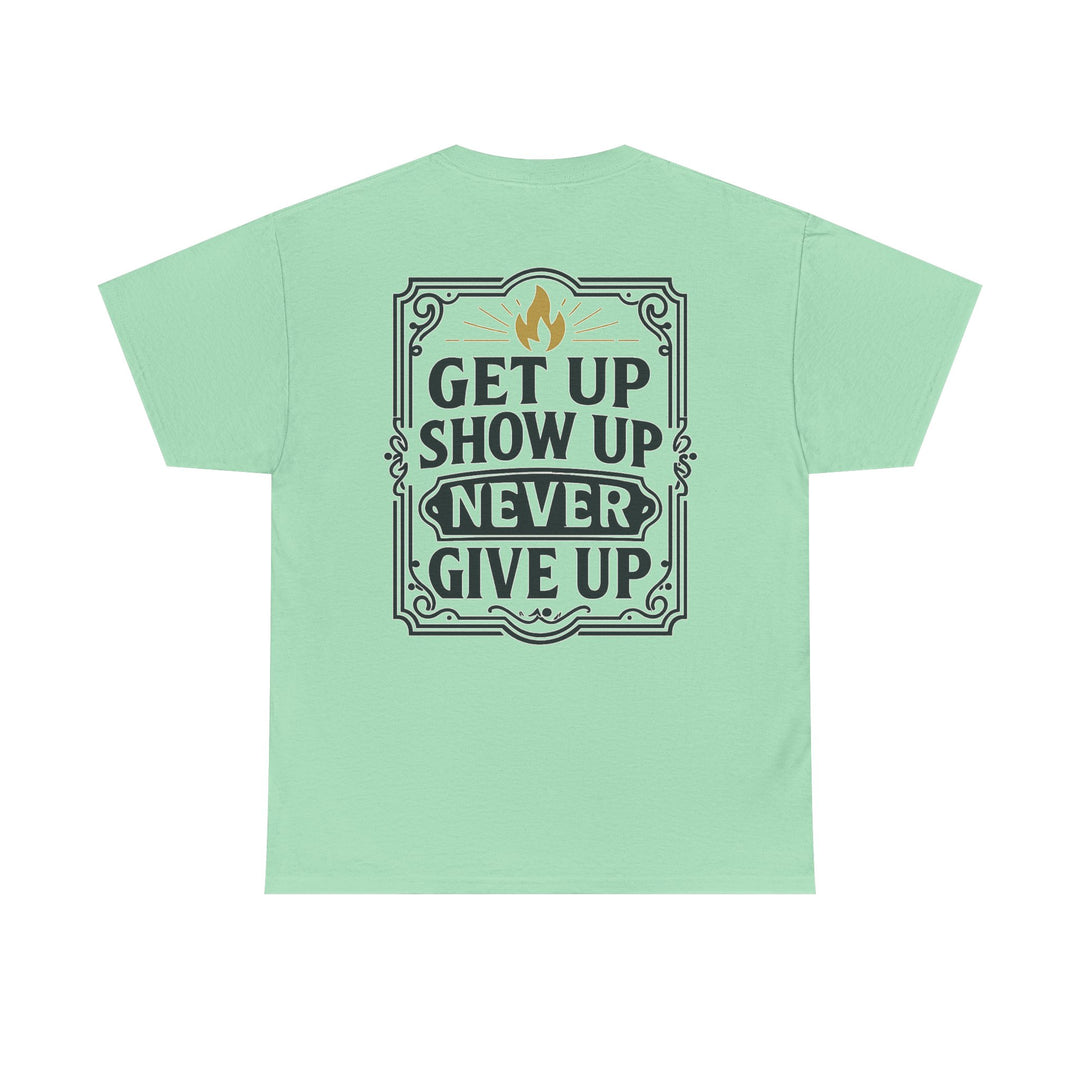Barbells Over Breakdown. Unisex Heavy Cotton Tee
