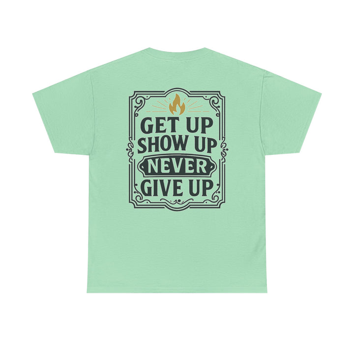 Barbells Over Breakdown. Unisex Heavy Cotton Tee