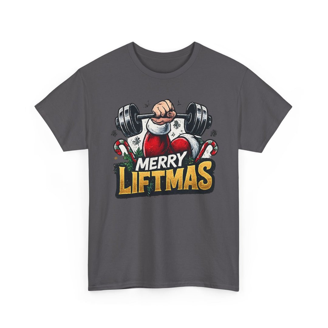 Merry Liftmas Unisex Heavy Cotton Tee