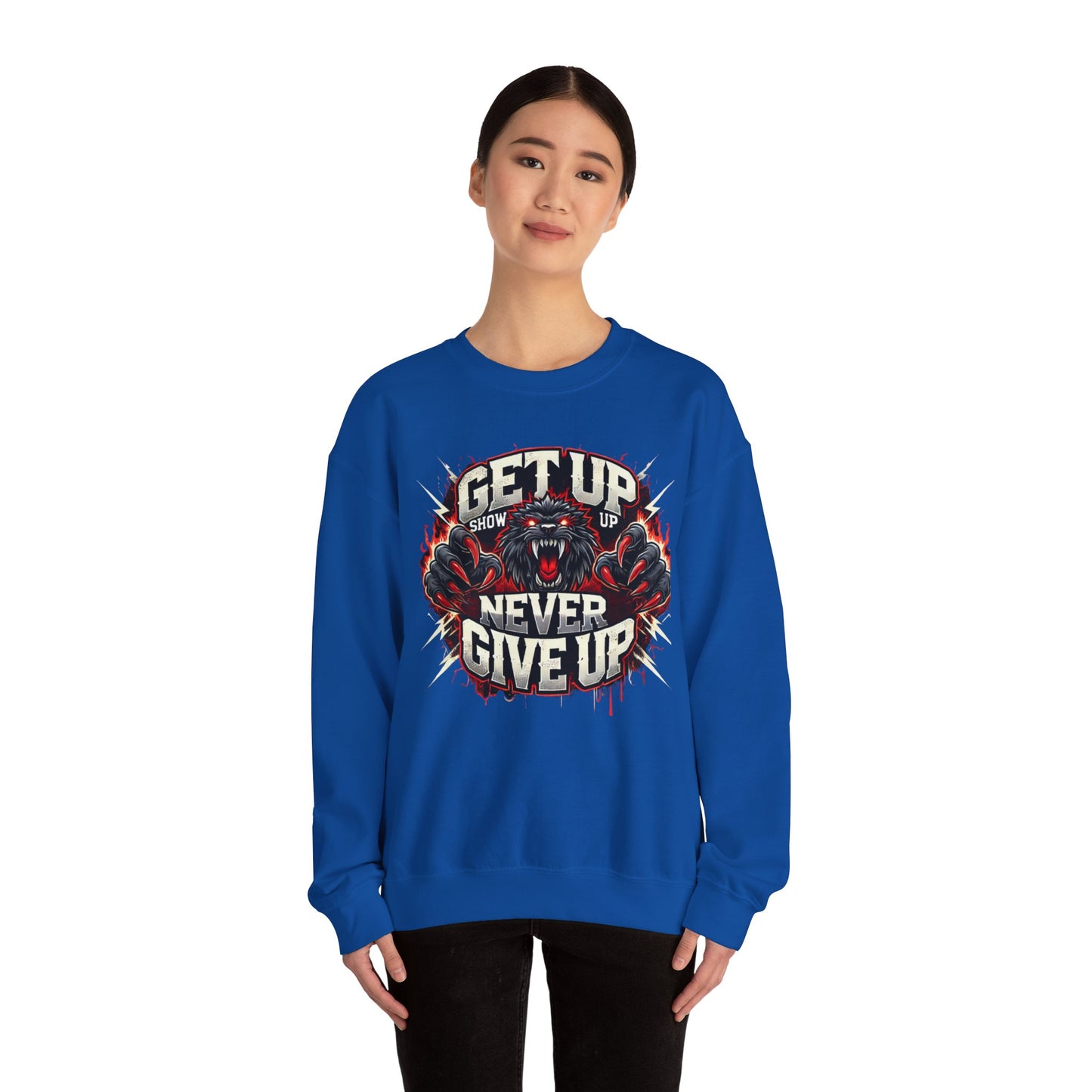 Relentless Drive Crewneck Sweatshirt UNISEX– Stay Warm, Stay Motivated