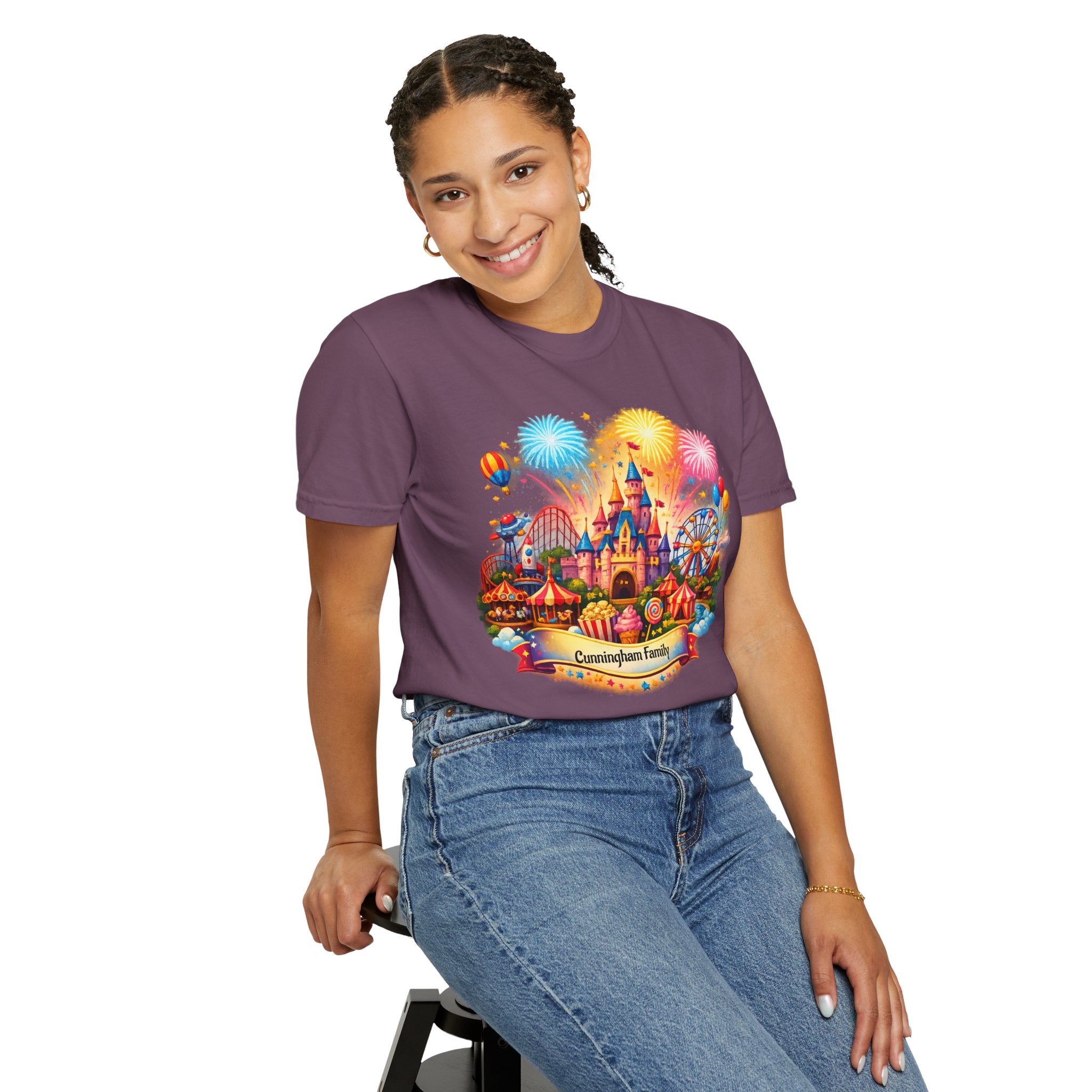 Customizable Name Graphic T-Shirt – for Disney Trips, Theme Park Vacations