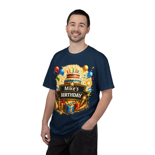 Custom Name Birthday T-Shirt – Get Up Show Up Never Give Up