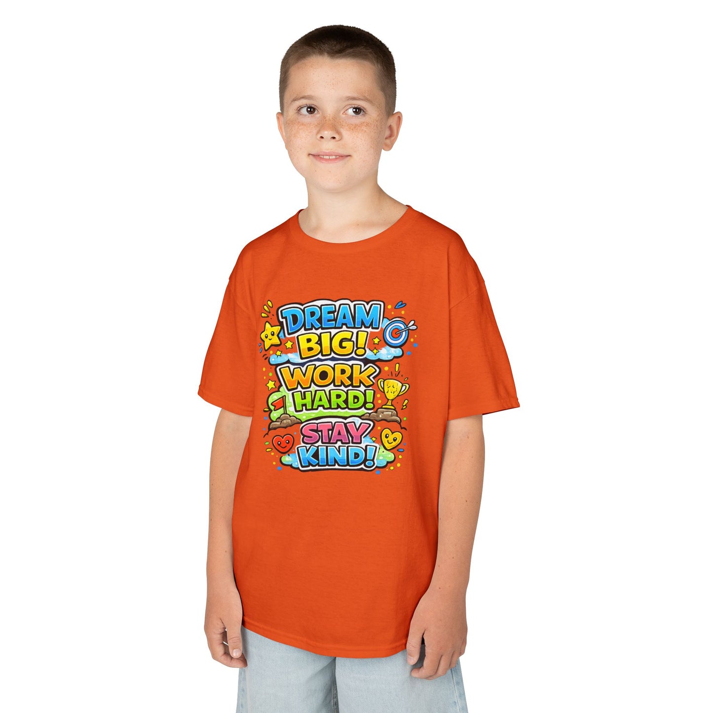 Kids Heavy Cotton™ Motivational Shirt