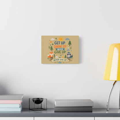 Kids Inspirational Canvas Wall Art – Premium Motivational Canvas Print for Bedroom, Playroom & Nursery Décor
