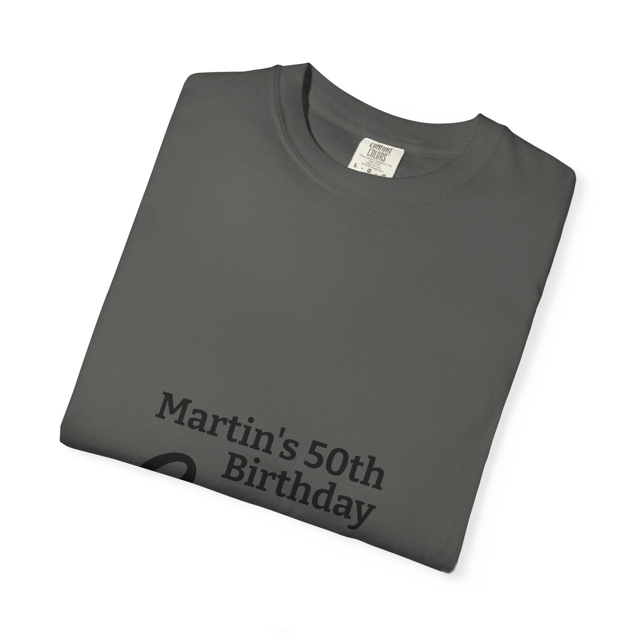Custom Name & Age Birthday Crew T-Shirt – Personalized Group Shirt