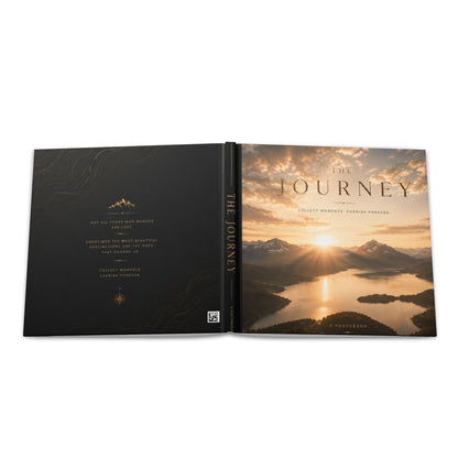 The Journey™ Premium Photo Book — Timeless Luxury Album for Family, Travel, Weddings & Legacy Memories