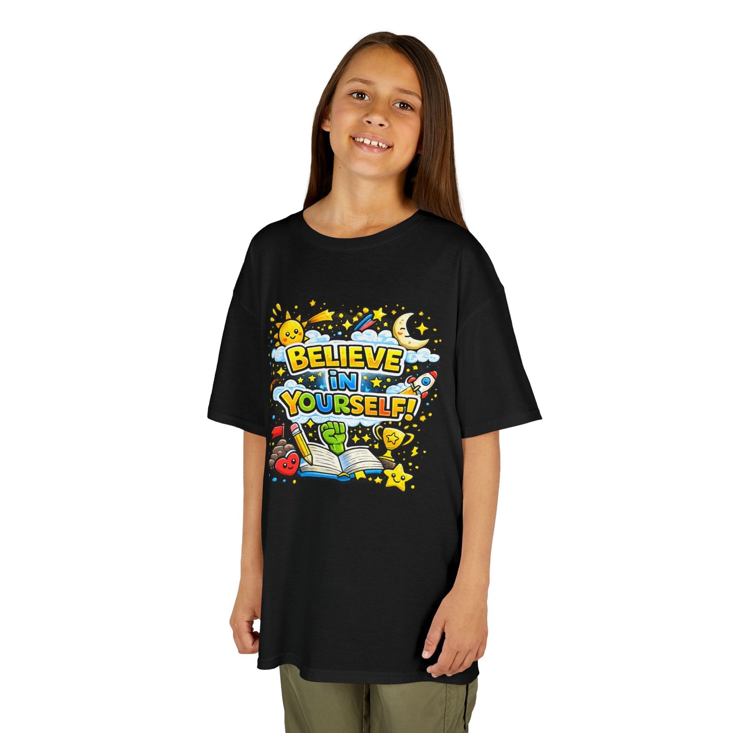 Kids Heavy Cotton™ Motivational T Shirt