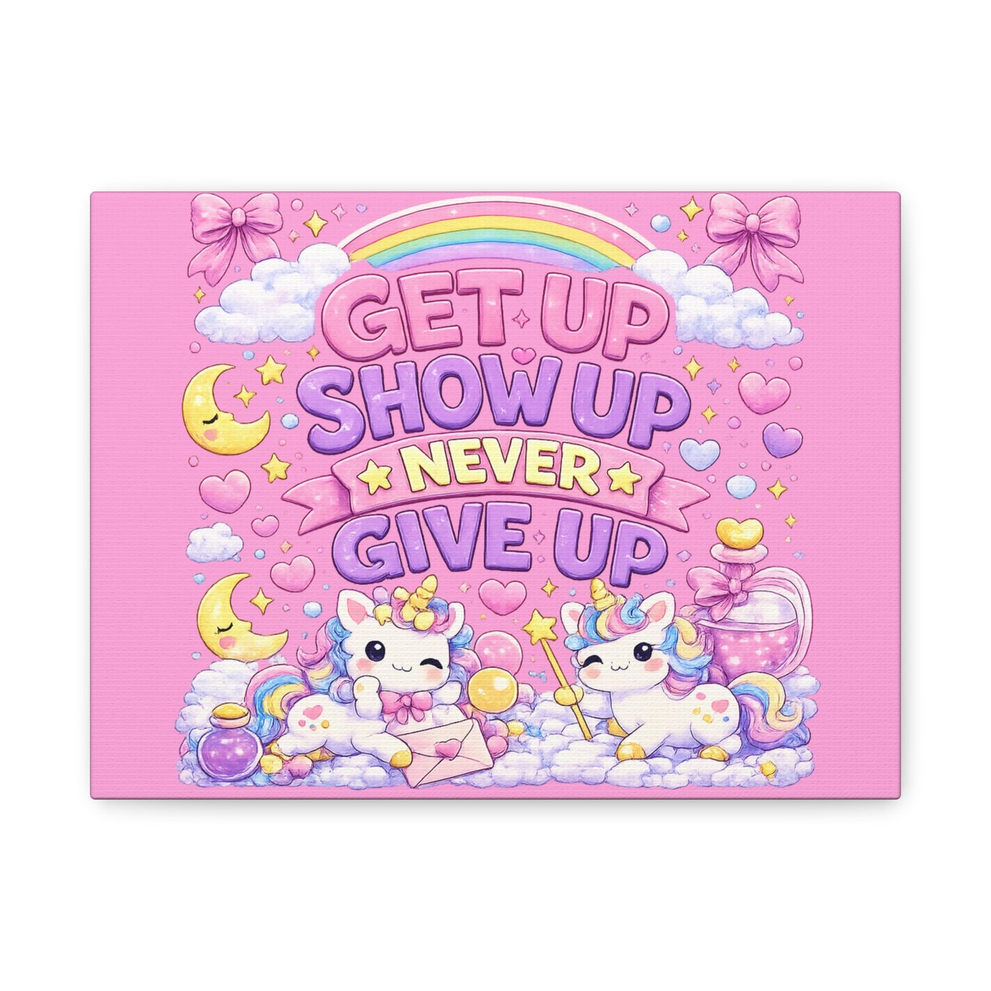 Kids Inspirational Canvas Wall Art – Premium Motivational Canvas Print for Bedroom, Playroom & Nursery Décor