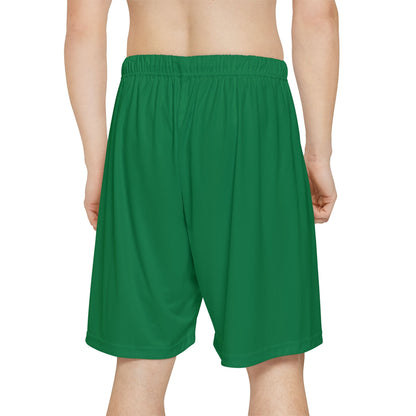 Relentless Performance Men’s Sports Shorts (Dark Green)