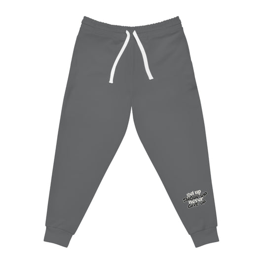 Elite Motivational UNISEX Joggers – Achieve in Comfort & Style (Graphite Heather)